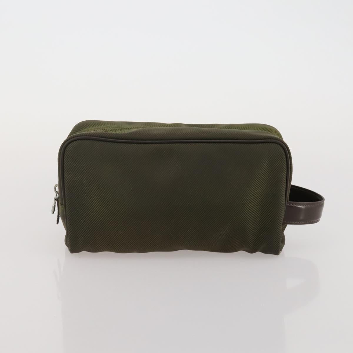 LOUIS VUITTON Monogram Epi Tie Clutch Bag 5 Set Green Black LV Auth 188114