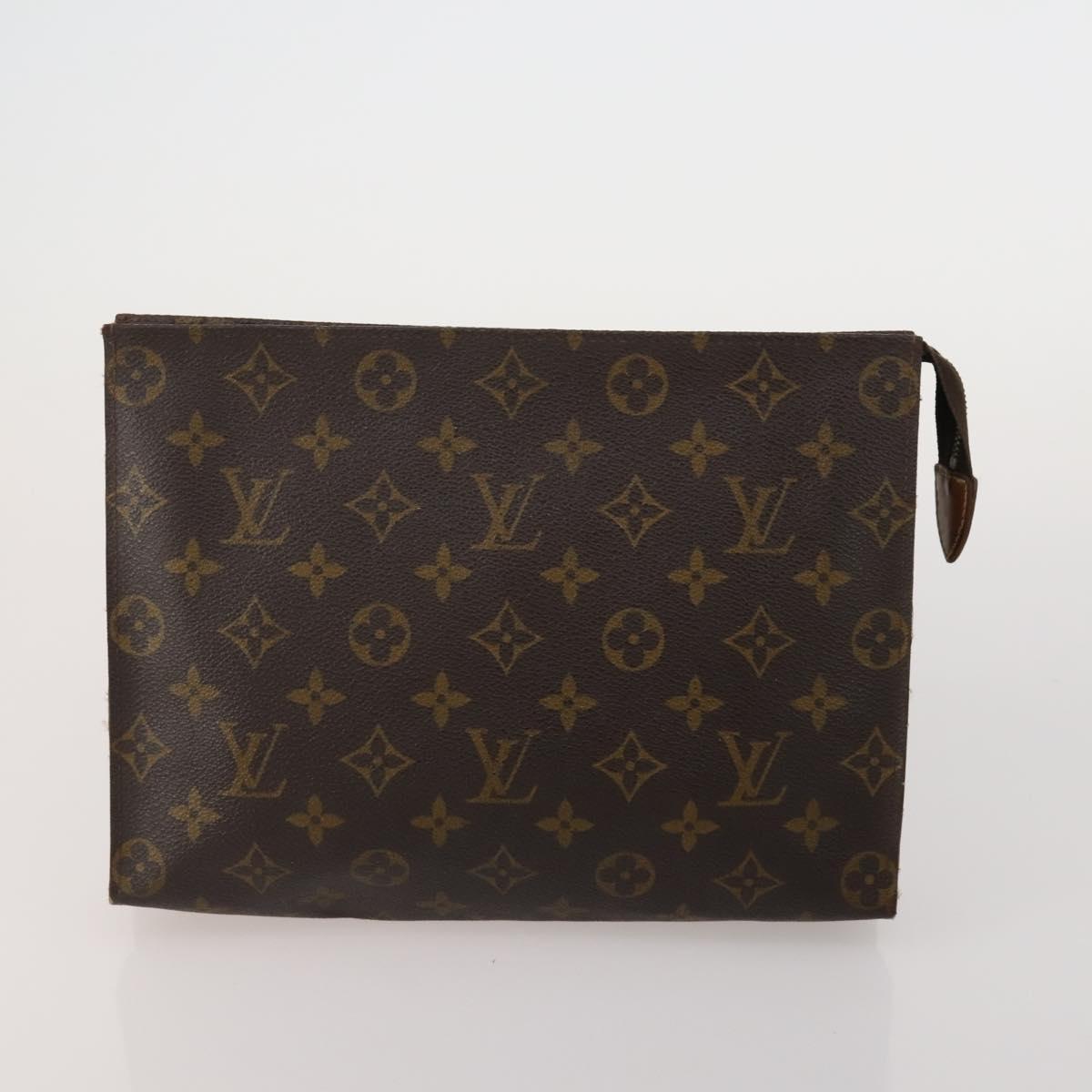 LOUIS VUITTON Monogram Epi Tie Clutch Bag 5 Set Green Black LV Auth 188114