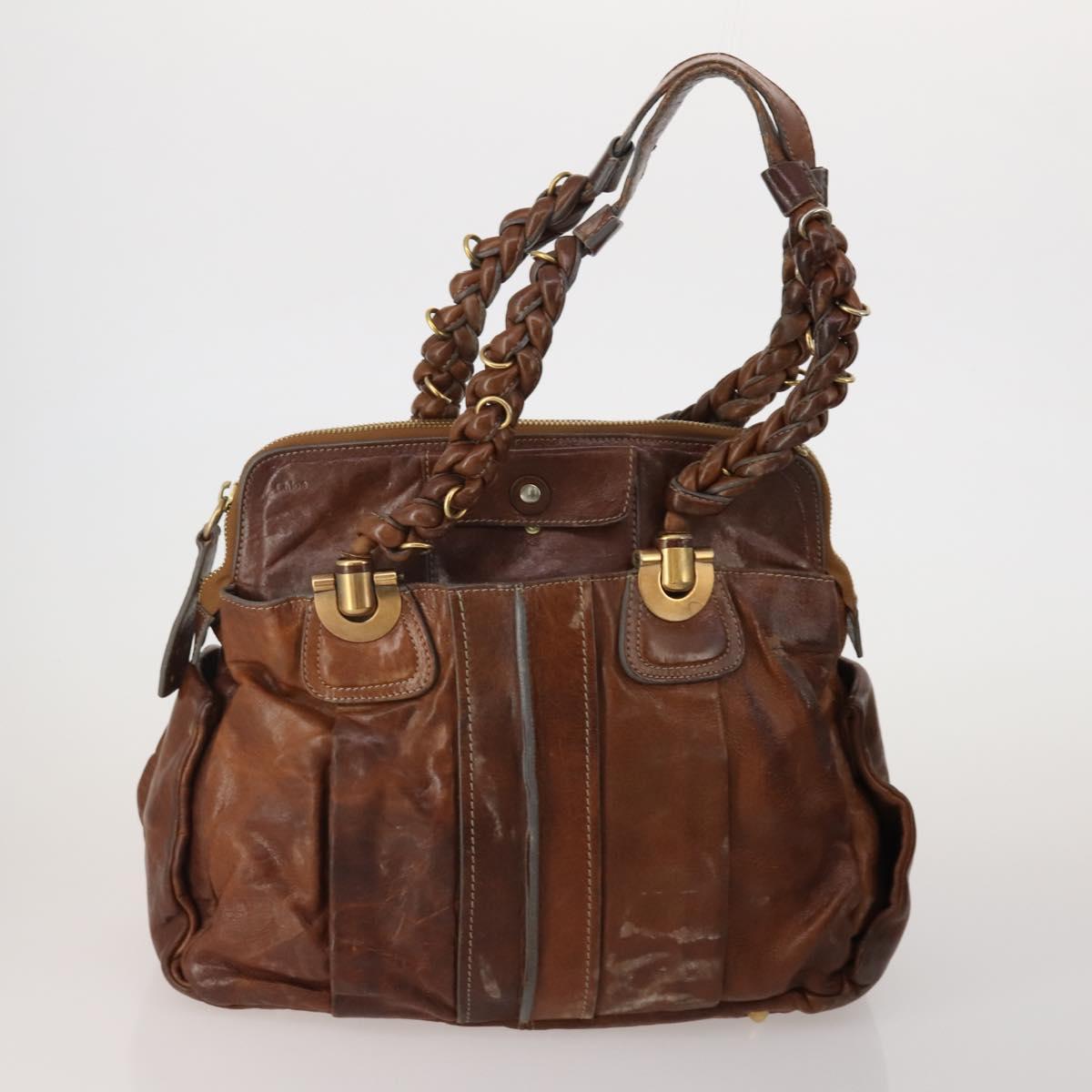 BALLY Loewe Chloe Celine Etro Bag Leather 6 Set Beige Brown black Auth 188121
