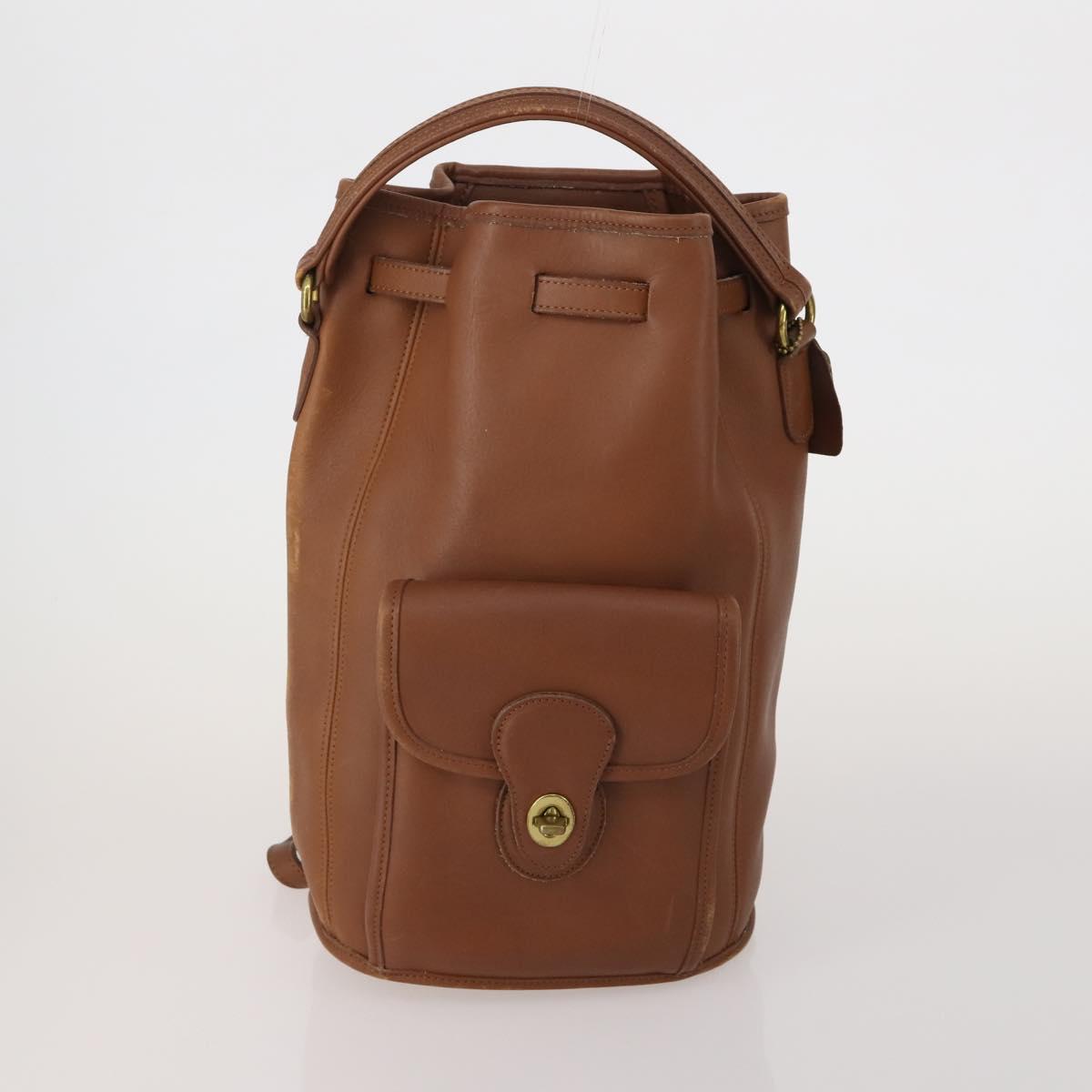 Coach Shoulder Bag Leather 3 Set Brown Auth 188138