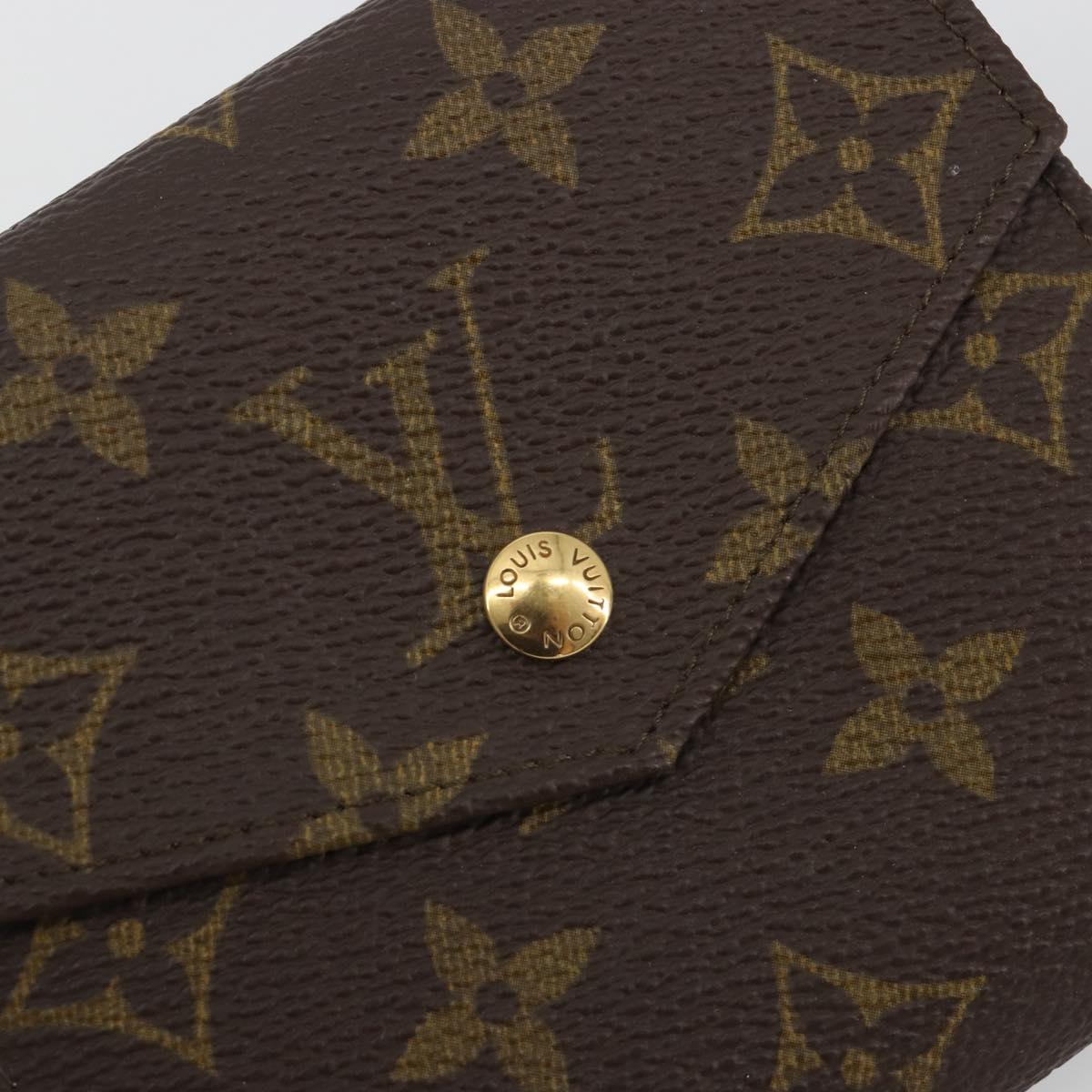 LOUIS VUITTON Monogram Portefeuille Victorine Wallet M62360 LV Auth 188187A