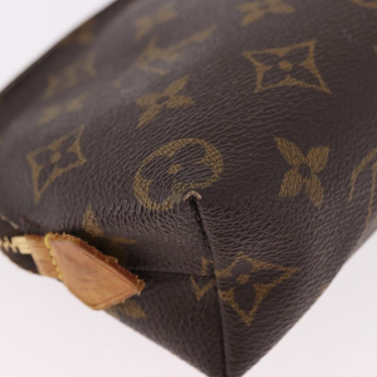 LOUIS VUITTON Monogram Pochette Cosmetic PM Pouch M43998 LV Auth 188189