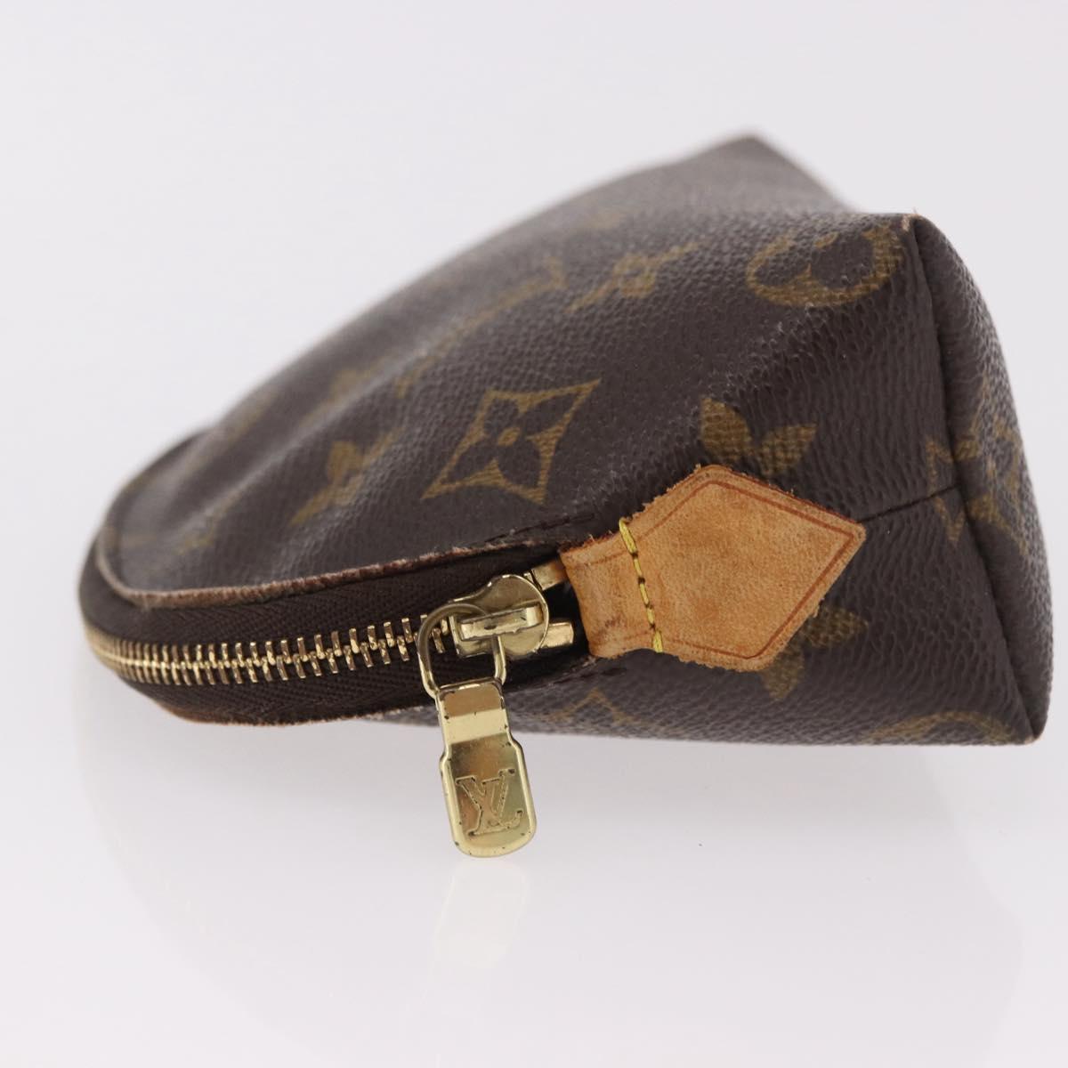 LOUIS VUITTON Monogram Pochette Cosmetic PM Pouch M43998 LV Auth 188189