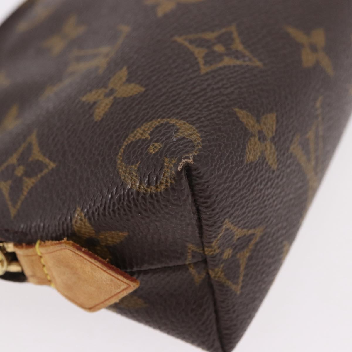 LOUIS VUITTON Monogram Pochette Cosmetic PM Pouch M43998 LV Auth 188189