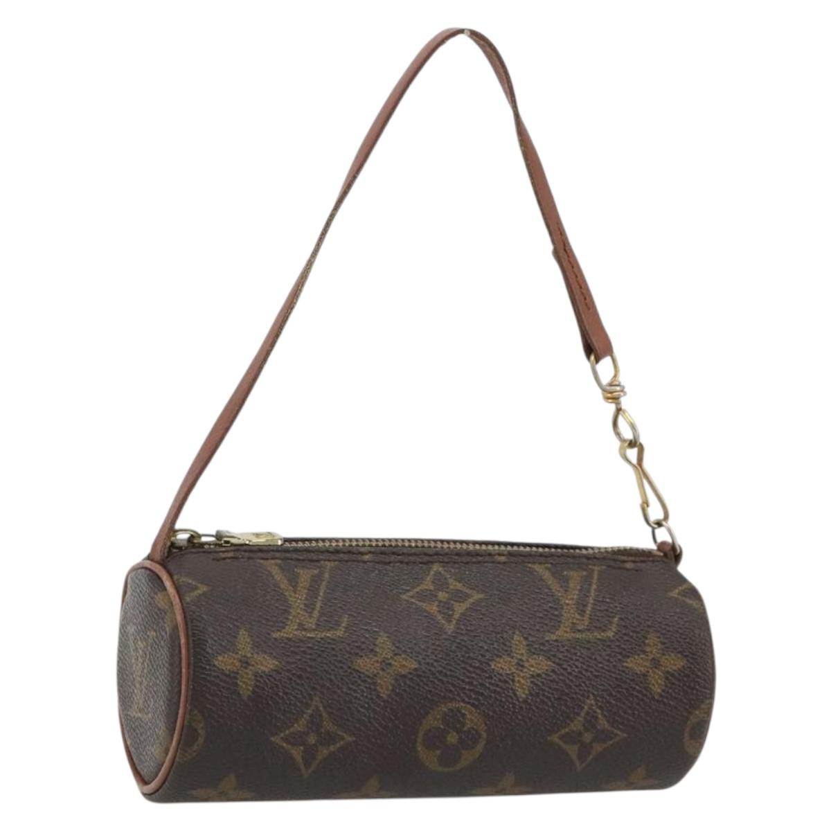 LOUIS VUITTON Monogram Papillon Pouch LV Auth 188190