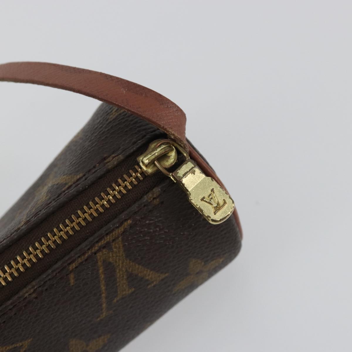 LOUIS VUITTON Monogram Papillon Pouch LV Auth 188190
