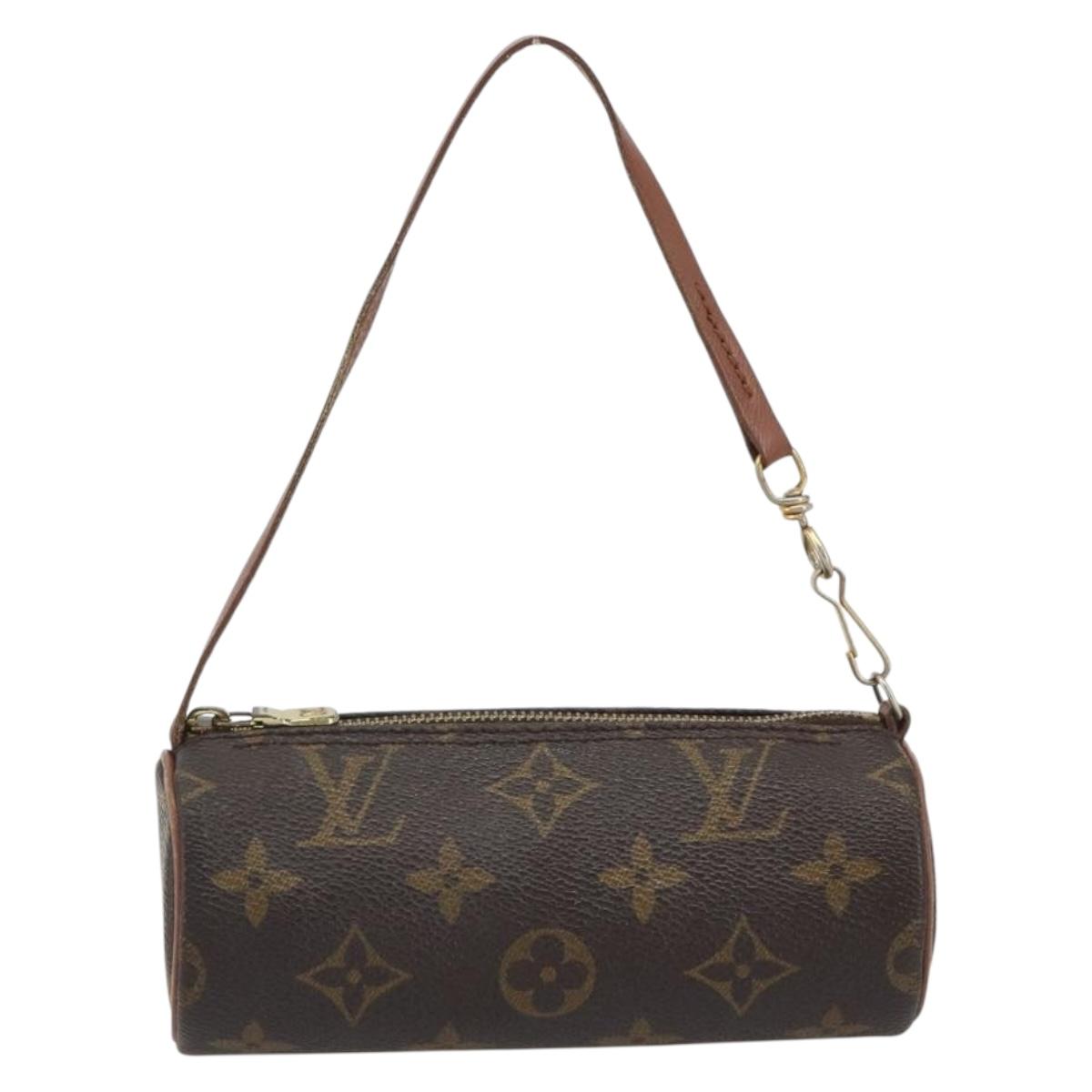 LOUIS VUITTON Monogram Papillon Pouch LV Auth 188190