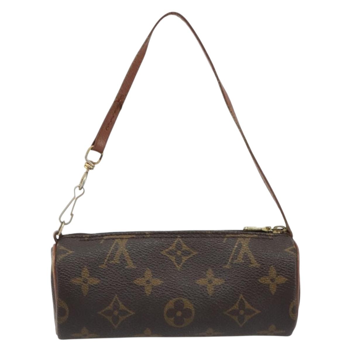 LOUIS VUITTON Monogram Papillon Pouch LV Auth 188190