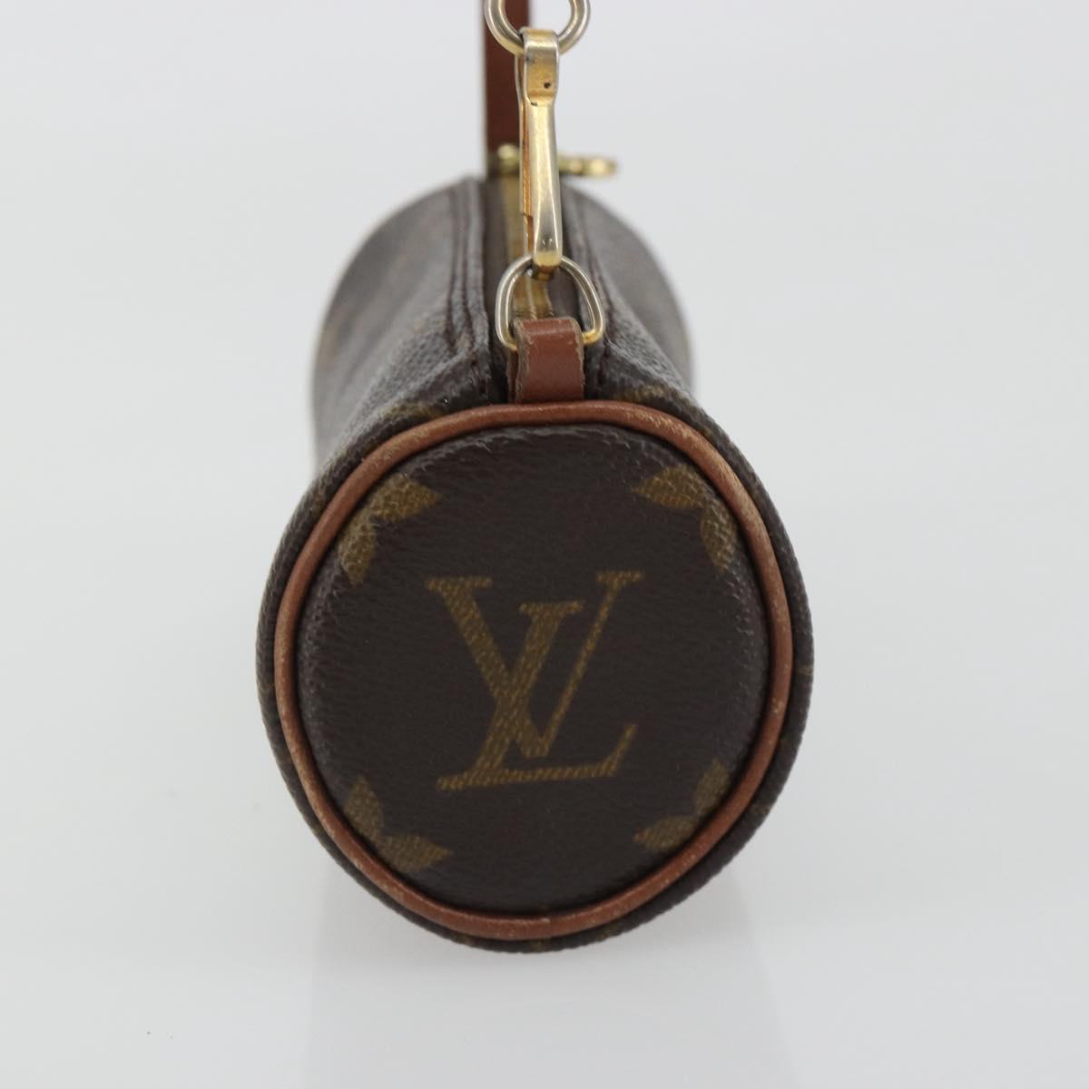 LOUIS VUITTON Monogram Papillon Pouch LV Auth 188190