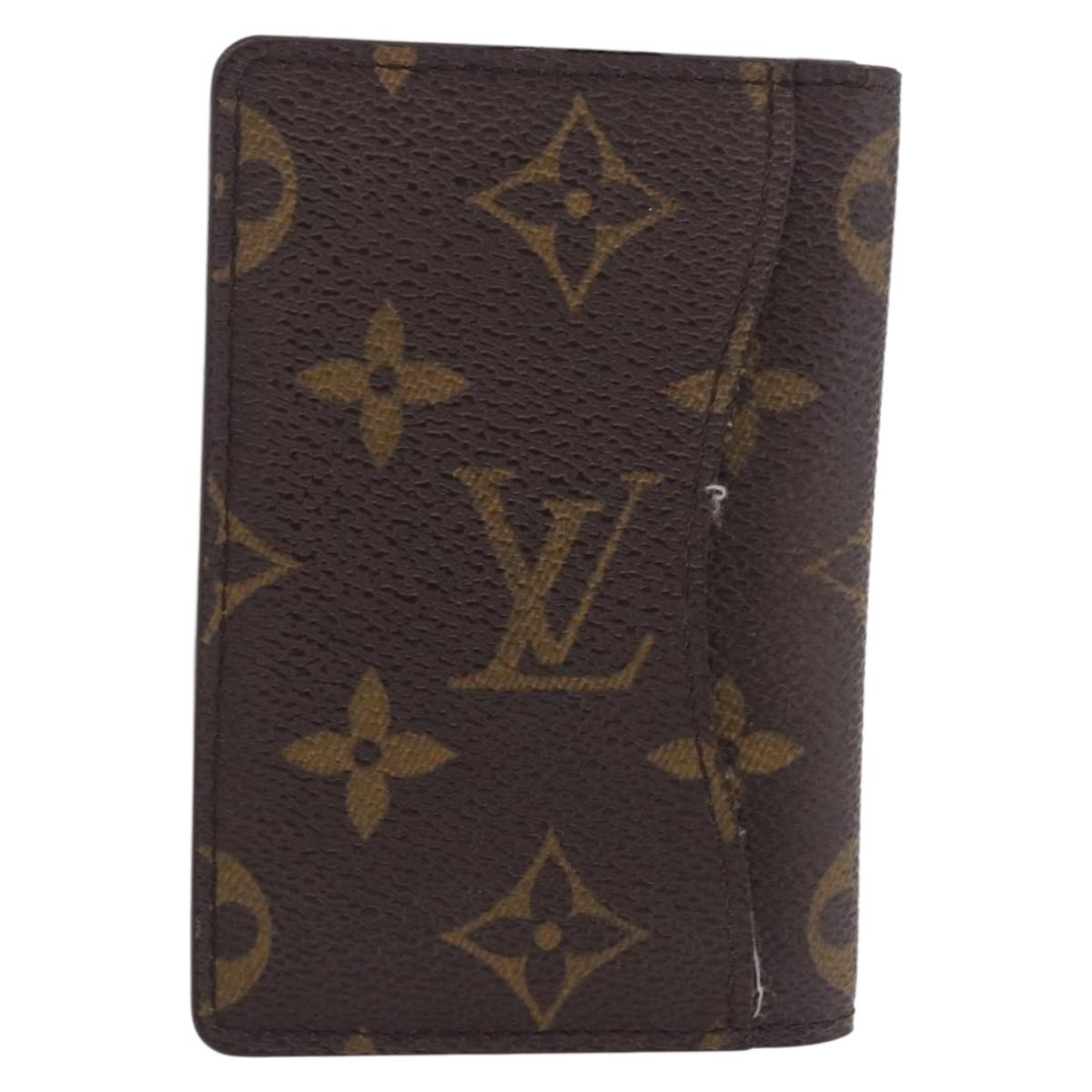 LOUIS VUITTON Monogram Organizer De Poch Card Case M61732 LV Auth 188194A