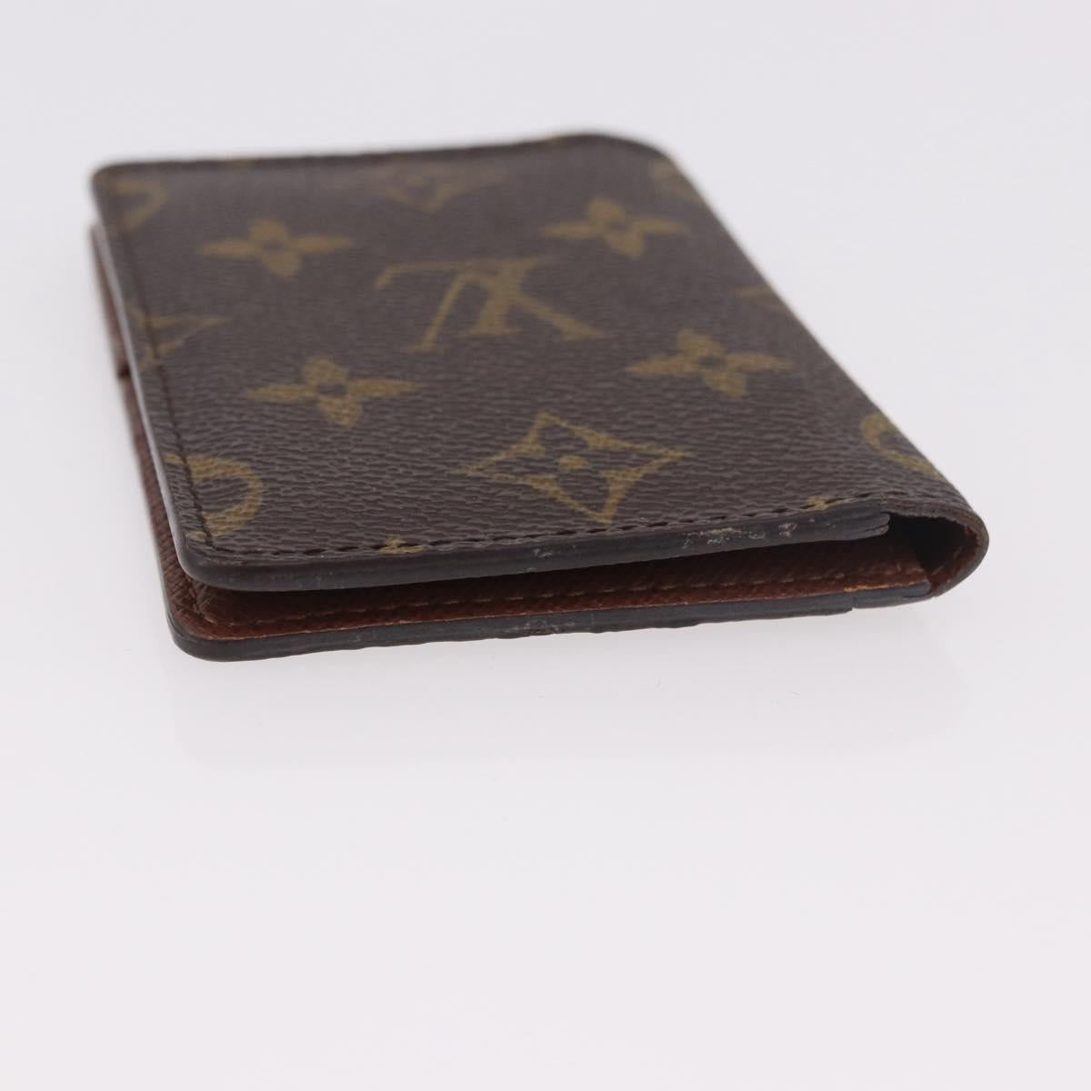 LOUIS VUITTON Monogram Organizer De Poch Card Case M61732 LV Auth 188194A