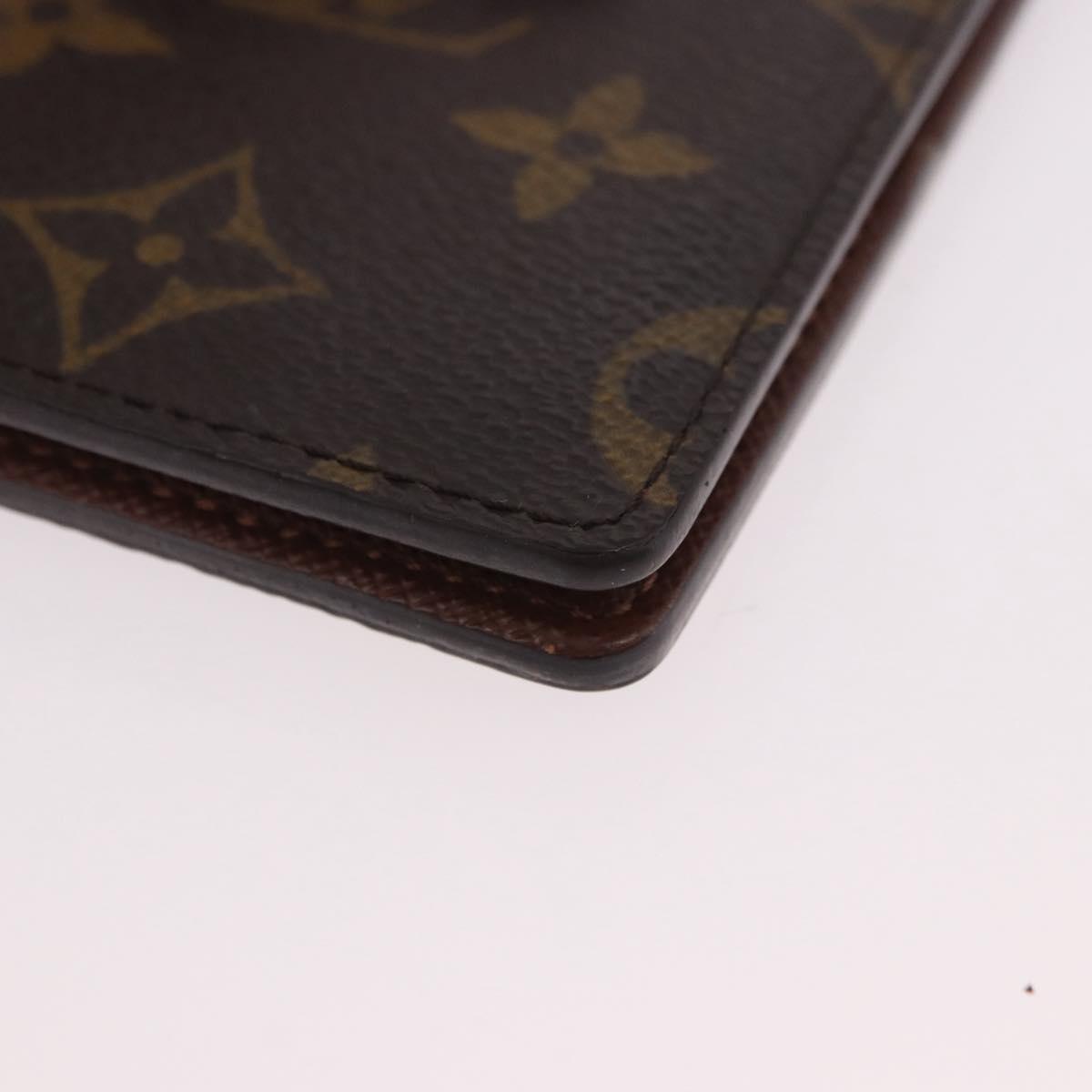 LOUIS VUITTON Monogram Organizer De Poch Card Case M61732 LV Auth 188194A