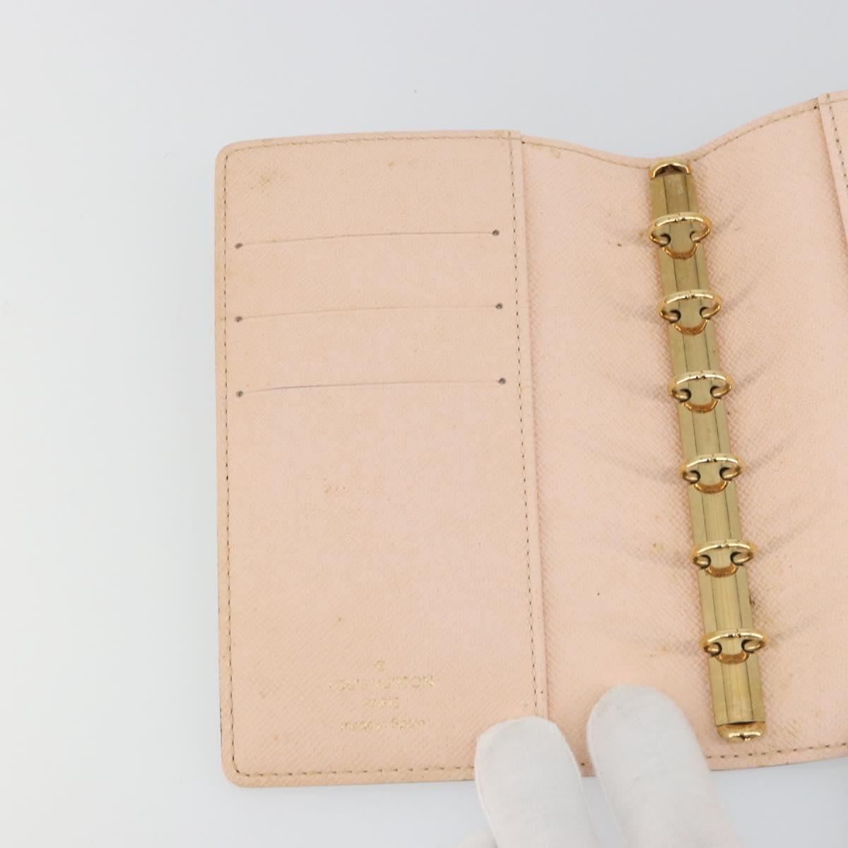 LOUIS VUITTON Monogram Agenda Koala PM Cover Pink R21013 LV Auth 188196