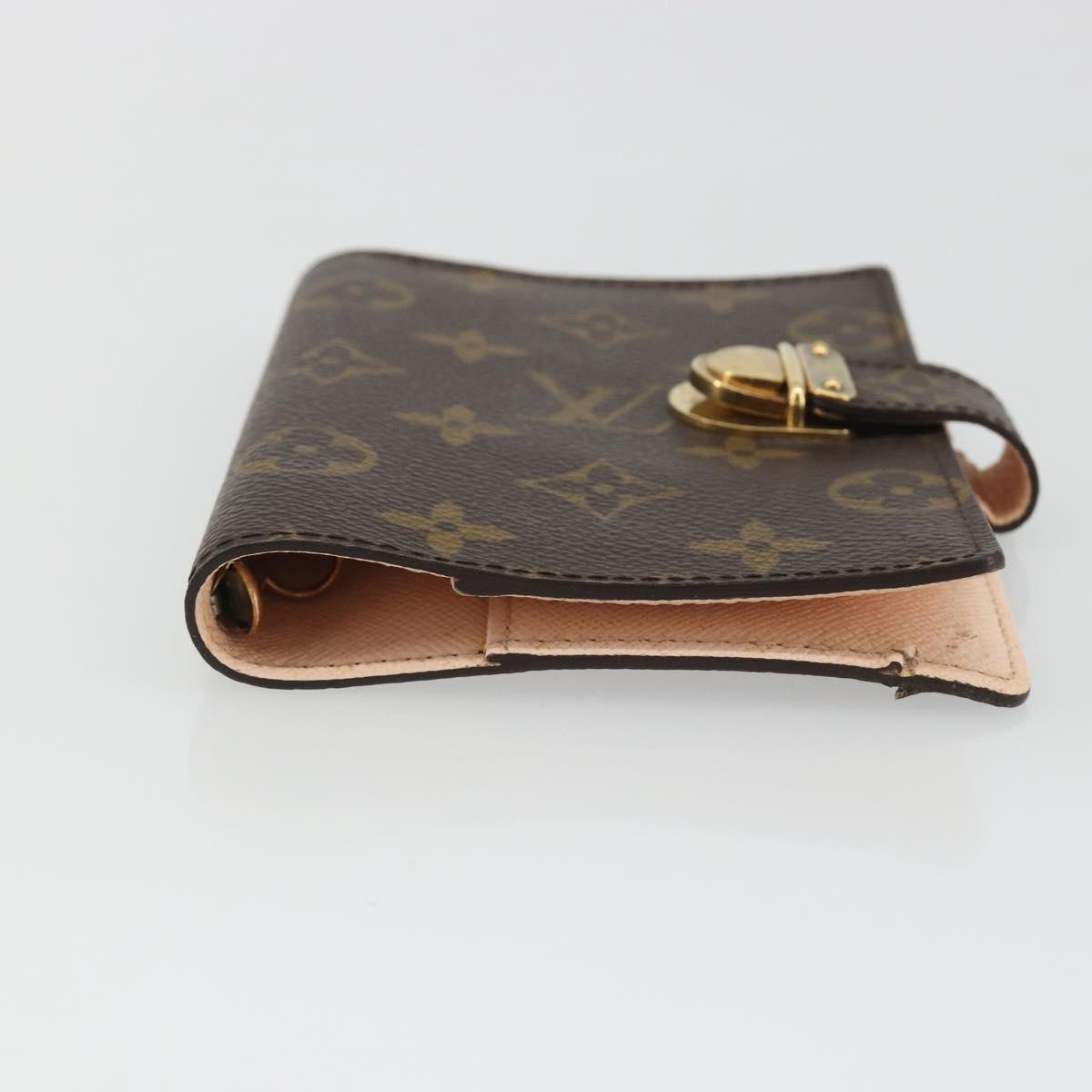 LOUIS VUITTON Monogram Agenda Koala PM Cover Pink R21013 LV Auth 188196