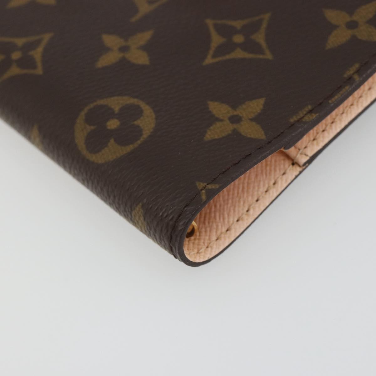 LOUIS VUITTON Monogram Agenda Koala PM Cover Pink R21013 LV Auth 188196