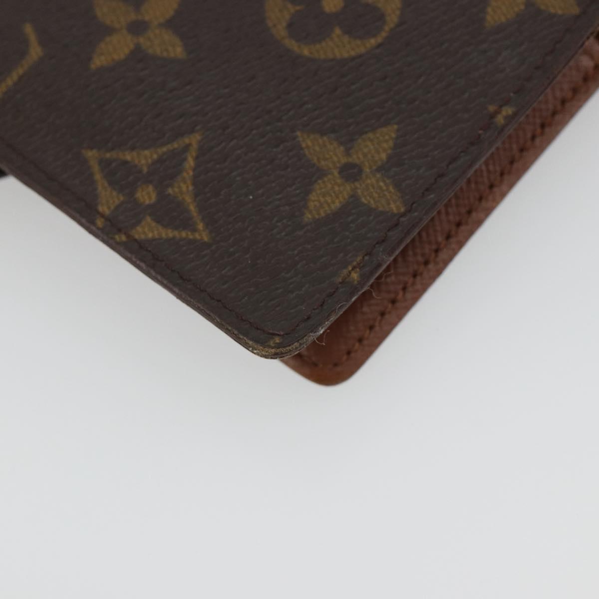 LOUIS VUITTON Monogram Agenda PM Day Planner Cover R20005 LV Auth 188198