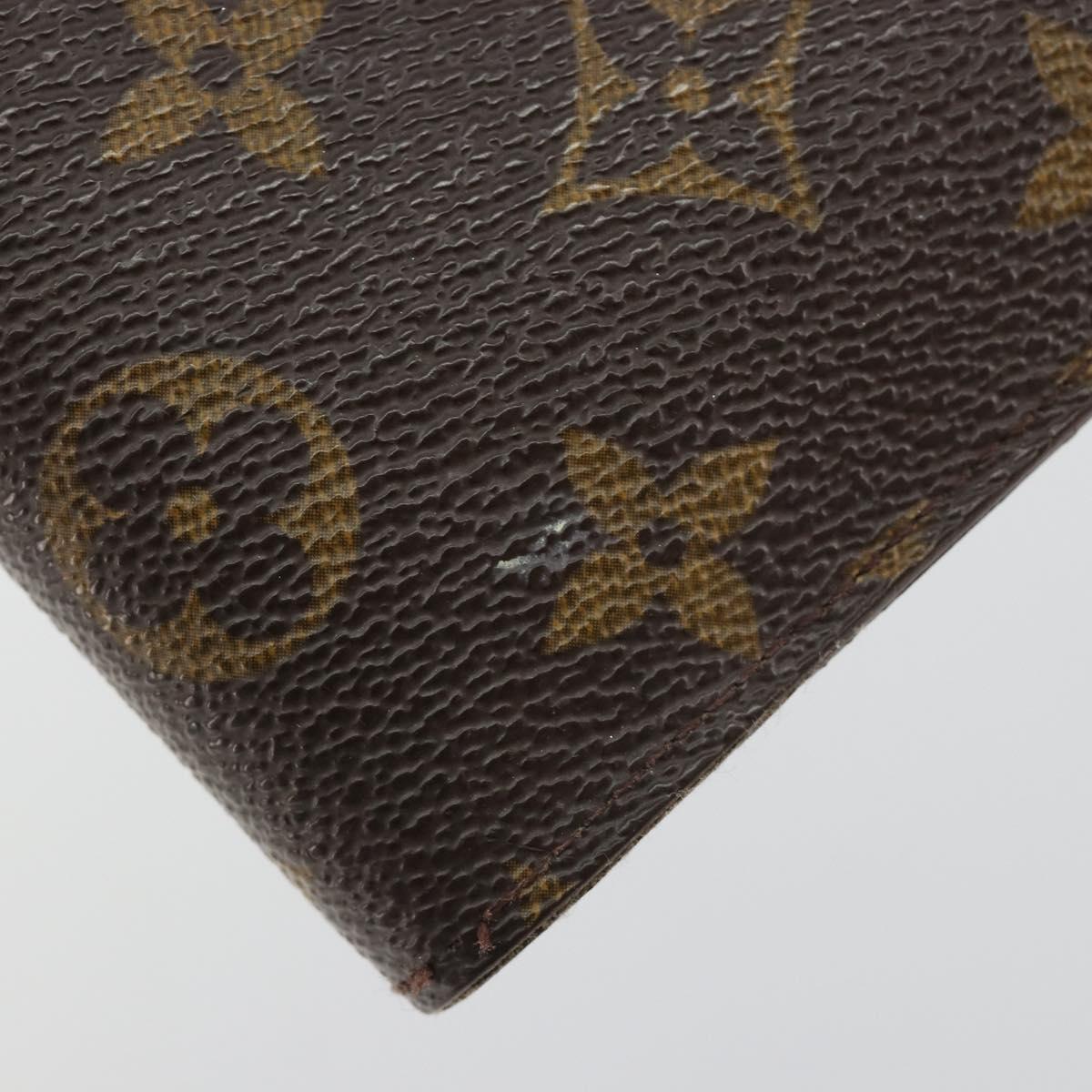 LOUIS VUITTON Monogram Agenda PM Day Planner Cover R20005 LV Auth 188198