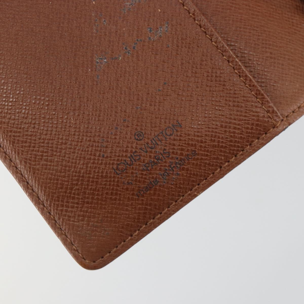 LOUIS VUITTON Monogram Agenda PM Day Planner Cover R20005 LV Auth 188198