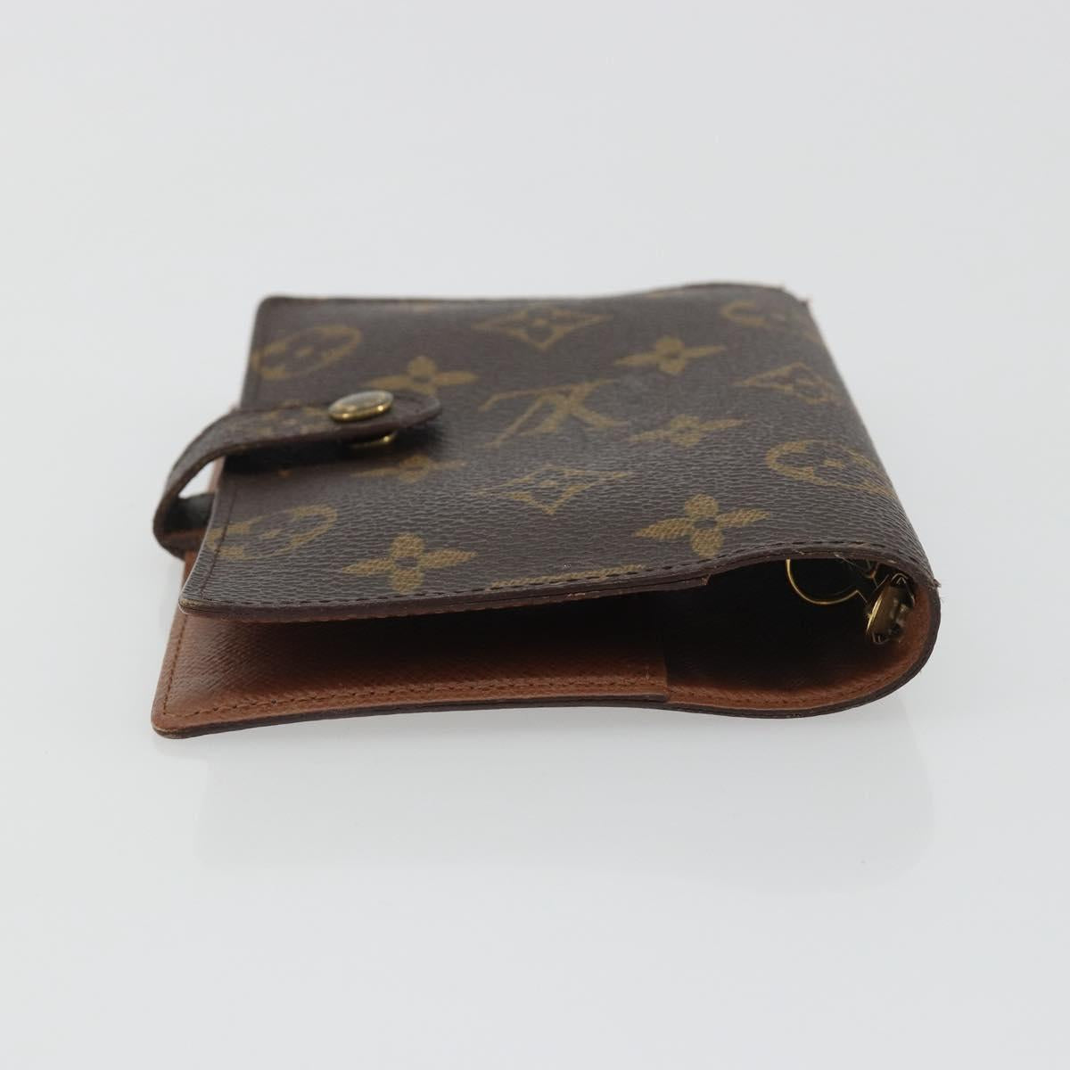 LOUIS VUITTON Monogram Agenda PM Day Planner Cover R20005 LV Auth 188198