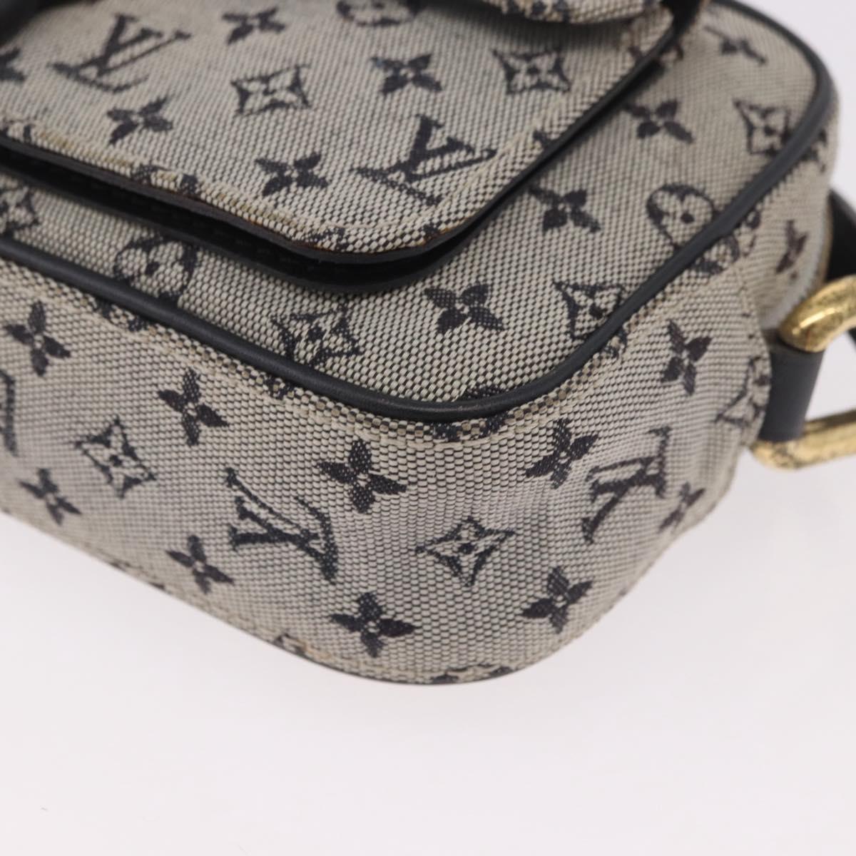 LOUIS VUITTON Monogram Mini Juliet MM Shoulder Bag Blue M92004 LV Auth 188201