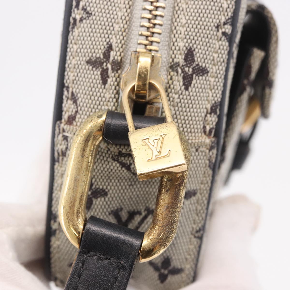 LOUIS VUITTON Monogram Mini Juliet MM Shoulder Bag Blue M92004 LV Auth 188201