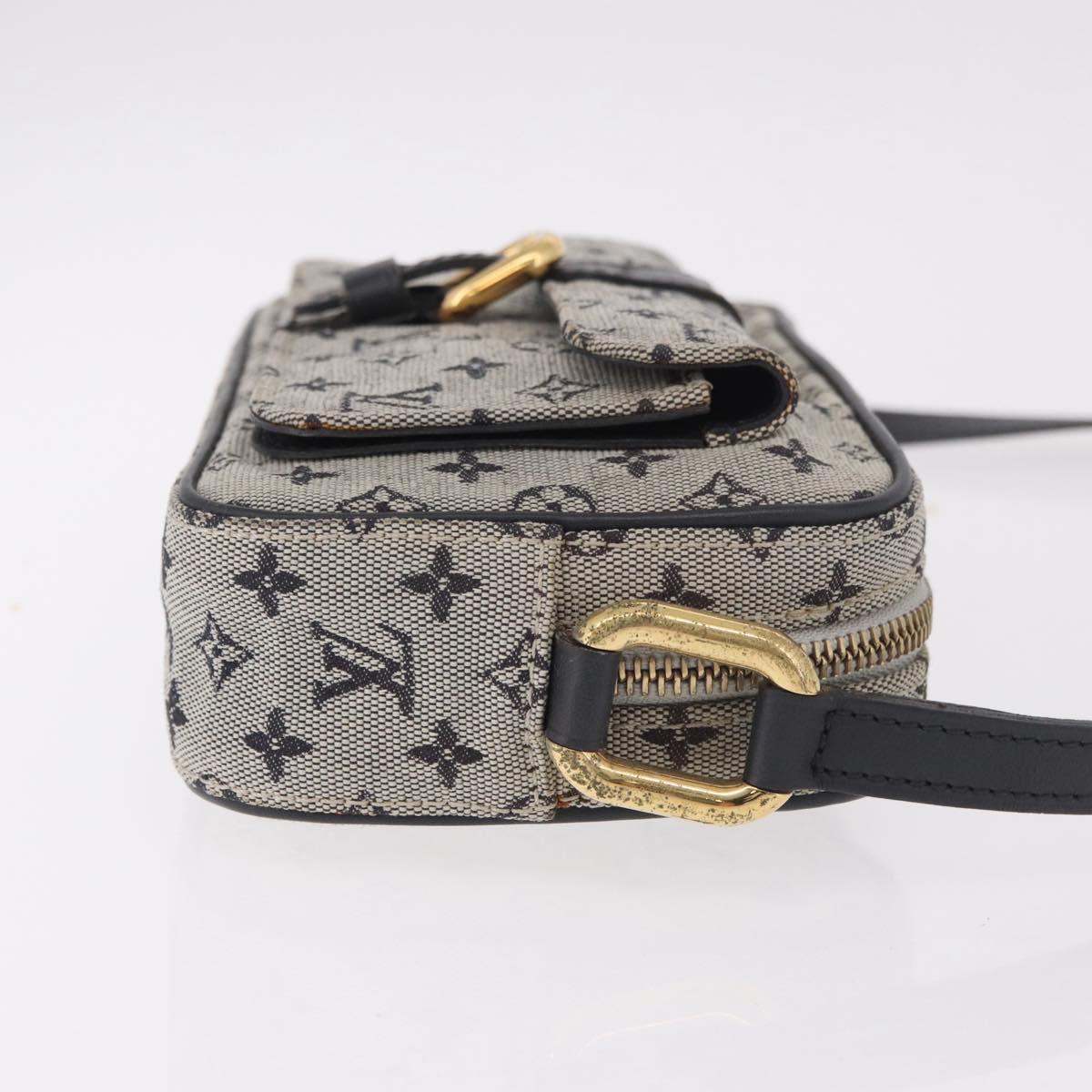 LOUIS VUITTON Monogram Mini Juliet MM Shoulder Bag Blue M92004 LV Auth 188201