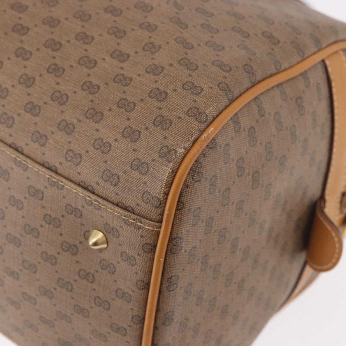 GUCCI Micro GG Supreme Web Sherry Line Bag PVC Beige 002 39 0168 Auth 188204