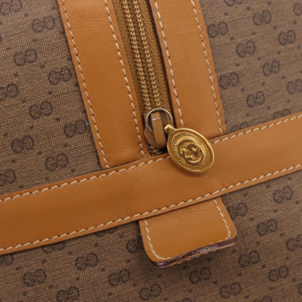 GUCCI Micro GG Supreme Web Sherry Line Bag PVC Beige 002 39 0168 Auth 188204