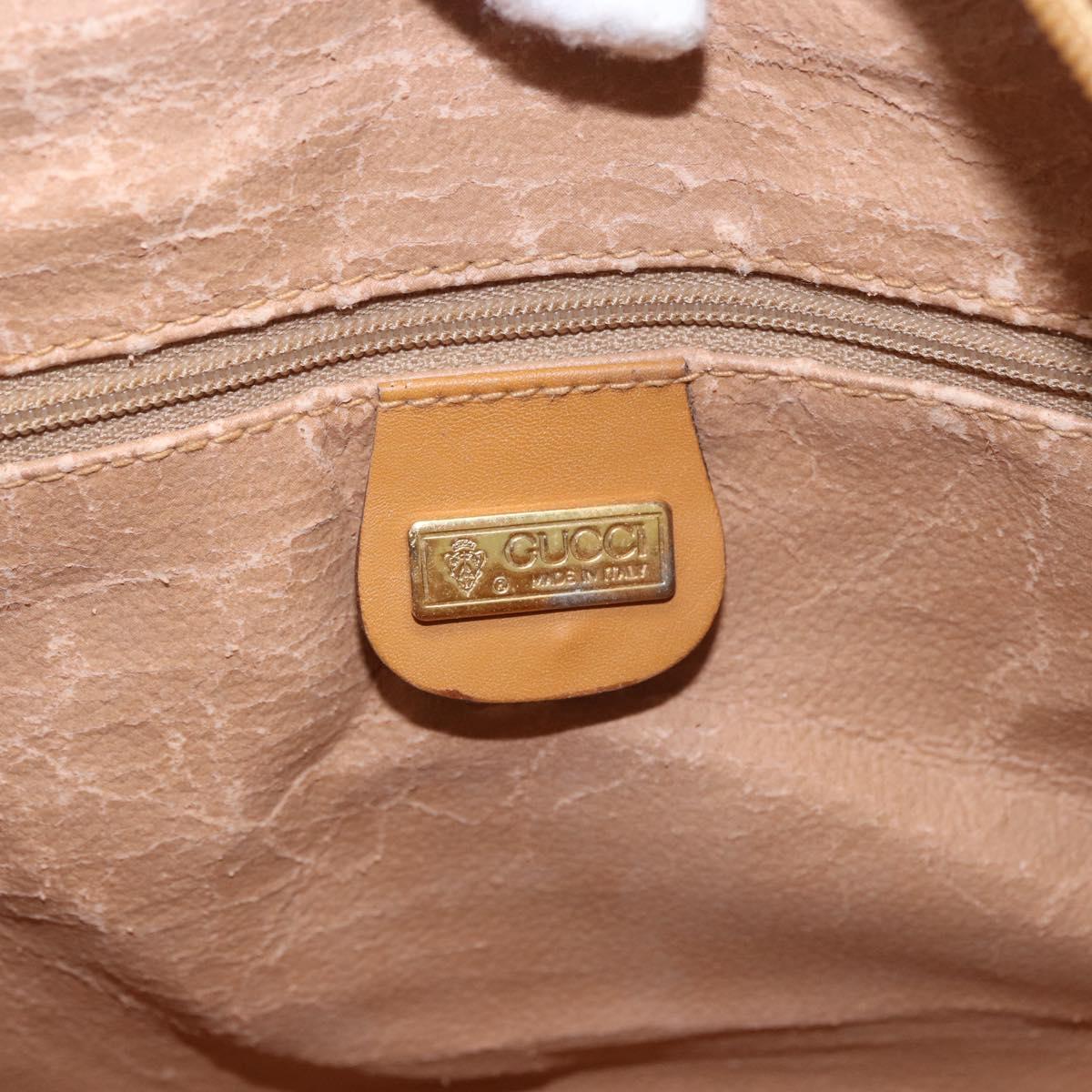 GUCCI Micro GG Supreme Web Sherry Line Bag PVC Beige 002 39 0168 Auth 188204