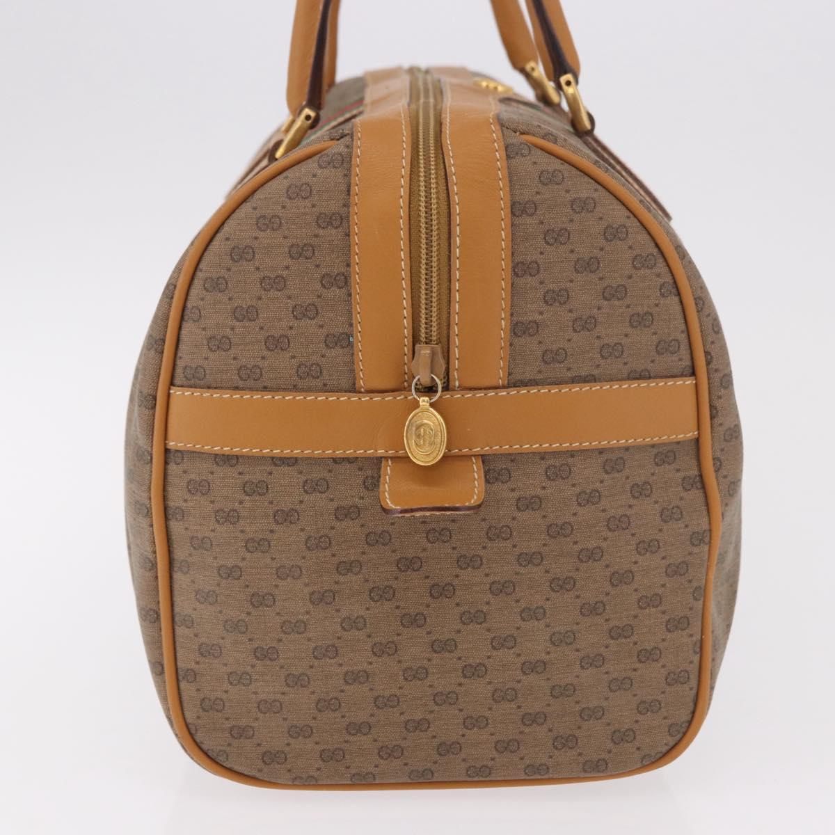 GUCCI Micro GG Supreme Web Sherry Line Bag PVC Beige 002 39 0168 Auth 188204