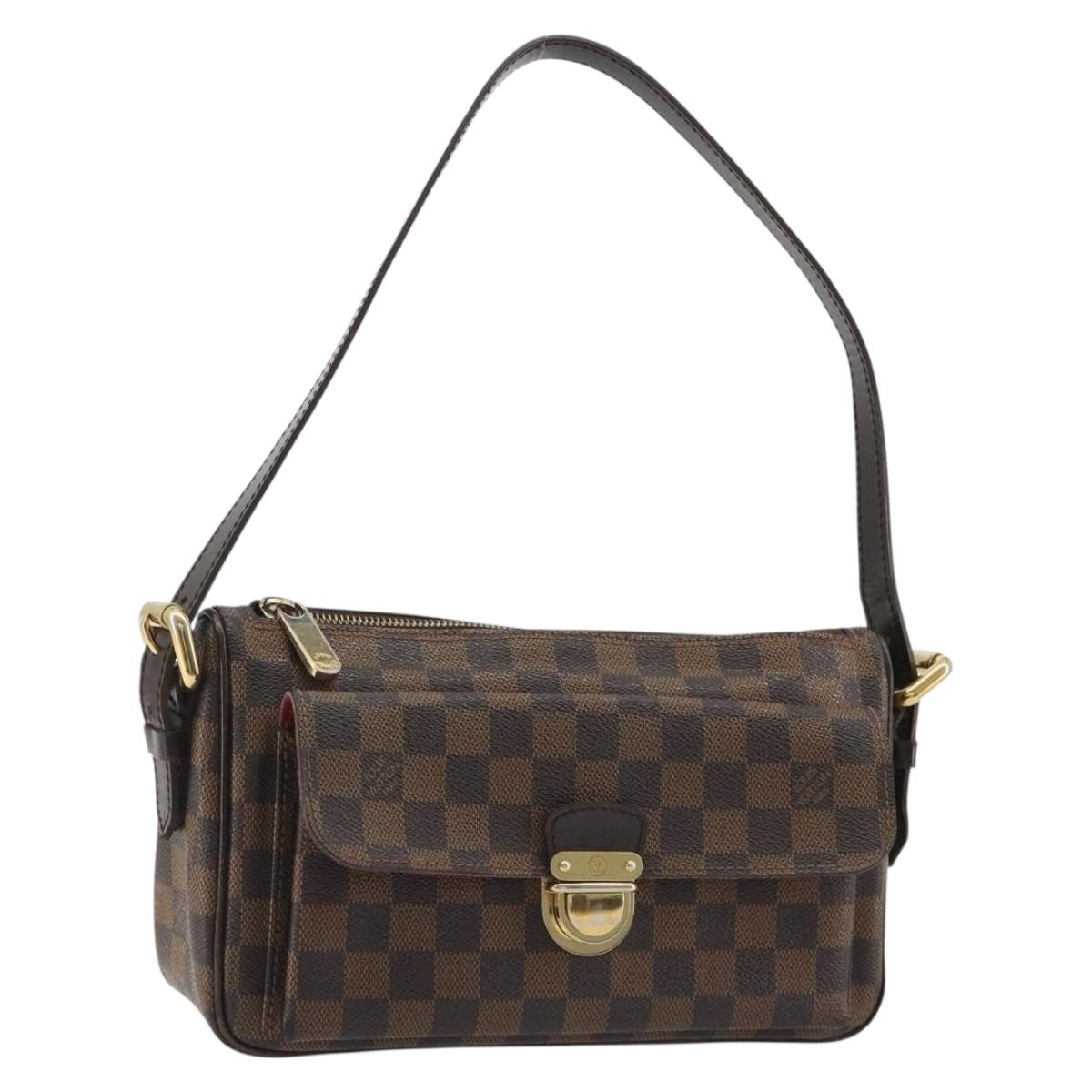 LOUIS VUITTON Damier Ebene Ravello GM Shoulder Bag N60006 LV Auth 188221A