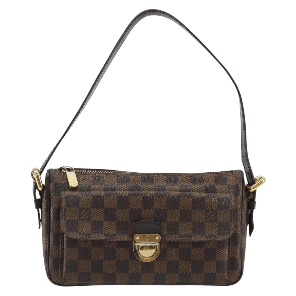 LOUIS VUITTON Damier Ebene Ravello GM Shoulder Bag N60006 LV Auth 188221A