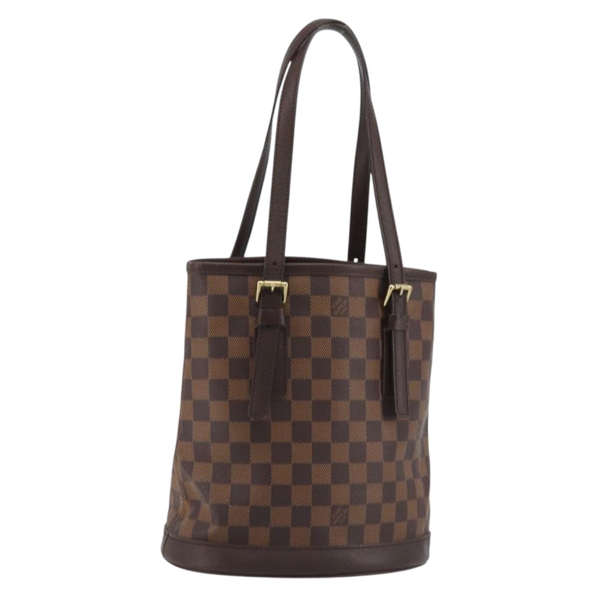 LOUIS VUITTON Damier Ebene Marais Shoulder Bag N42240 LV Auth 188222V