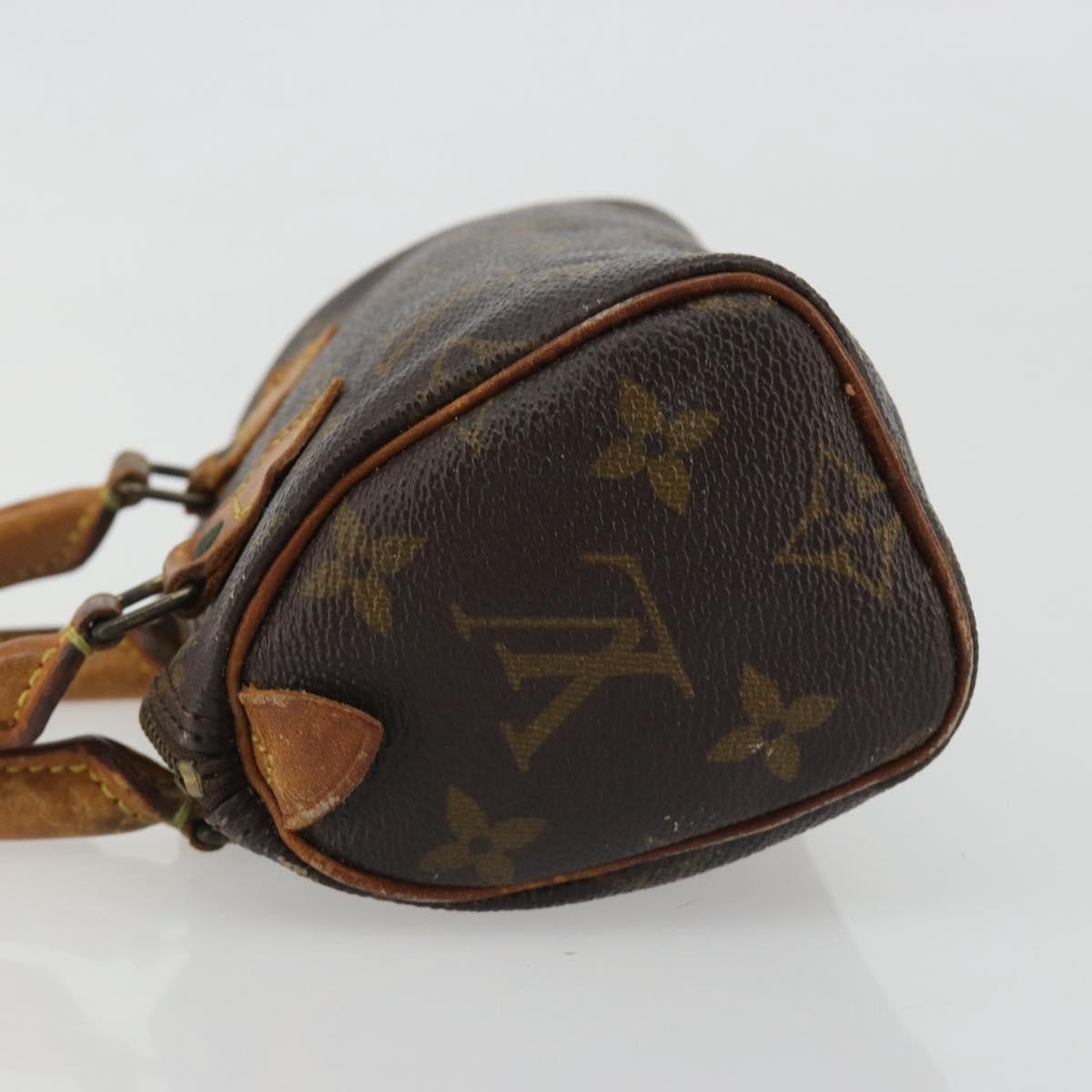 LOUIS VUITTON Monogram Mini Speedy Hand Bag M41534 LV Auth 188228
