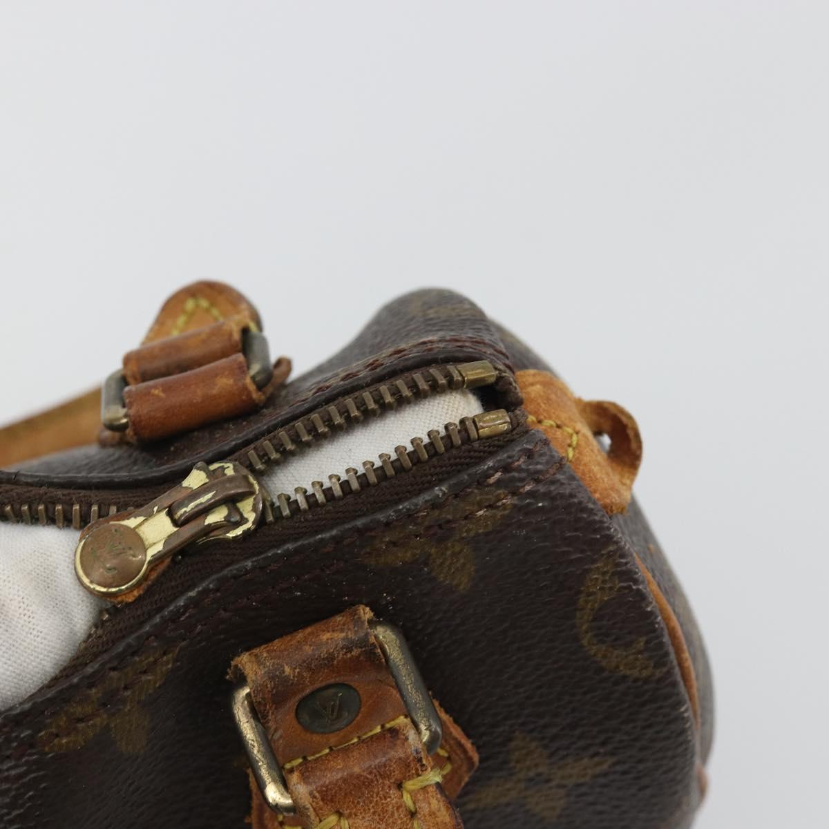 LOUIS VUITTON Monogram Mini Speedy Hand Bag M41534 LV Auth 188228