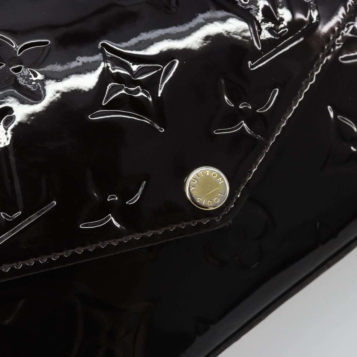 LOUIS VUITTON Monogram Vernis Pochette Felice Amarante M61267 Auth 188234A