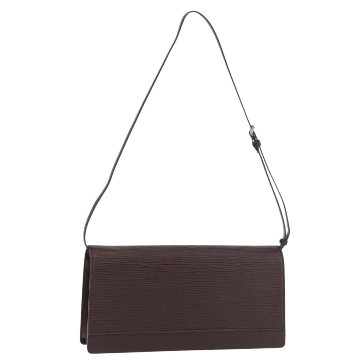 LOUIS VUITTON Epi Honfleur Shoulder Bag Mocha M5273C LV Auth 188239V
