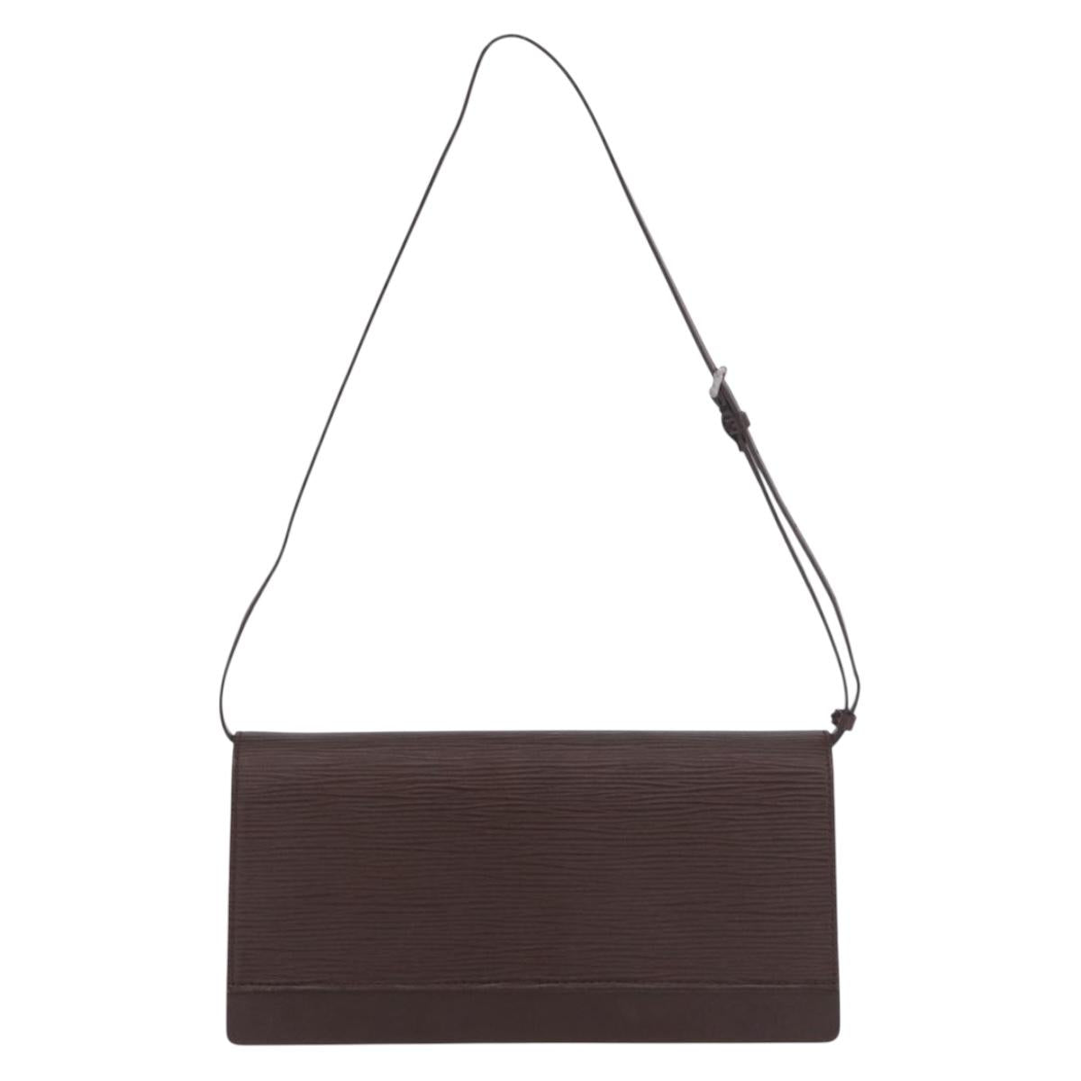 LOUIS VUITTON Epi Honfleur Shoulder Bag Mocha M5273C LV Auth 188239V