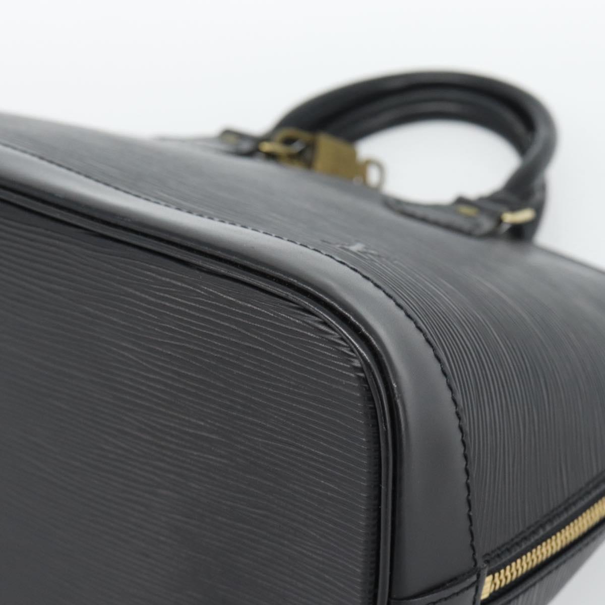 LOUIS VUITTON Epi Alma Hand Bag Noir Black M52142 LV Auth 188243SAV