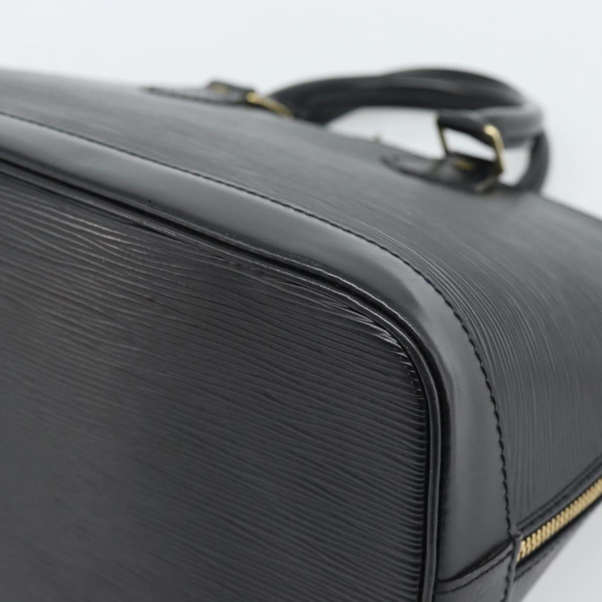 LOUIS VUITTON Epi Alma Hand Bag Noir Black M52142 LV Auth 188243SAV