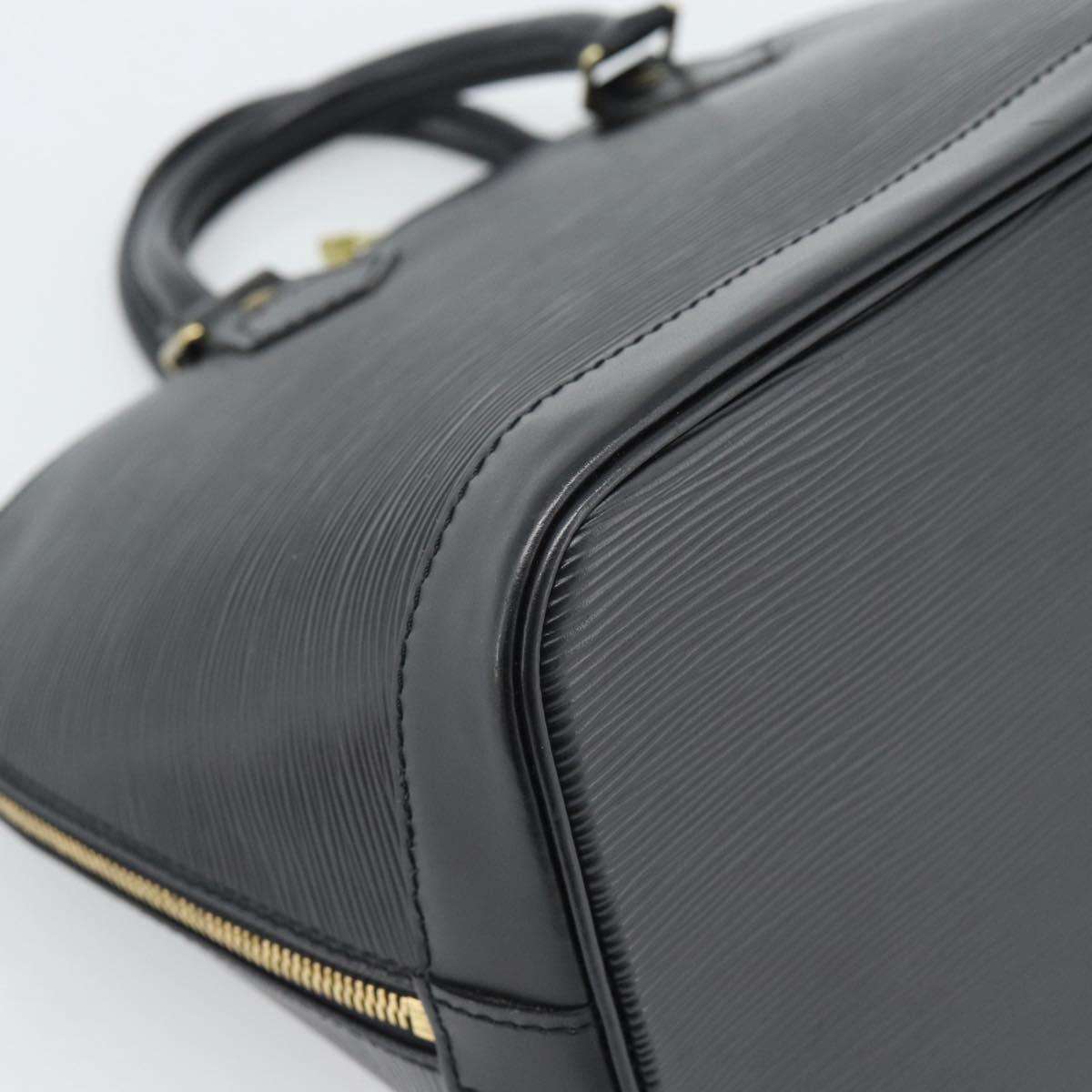 LOUIS VUITTON Epi Alma Hand Bag Noir Black M52142 LV Auth 188243SAV