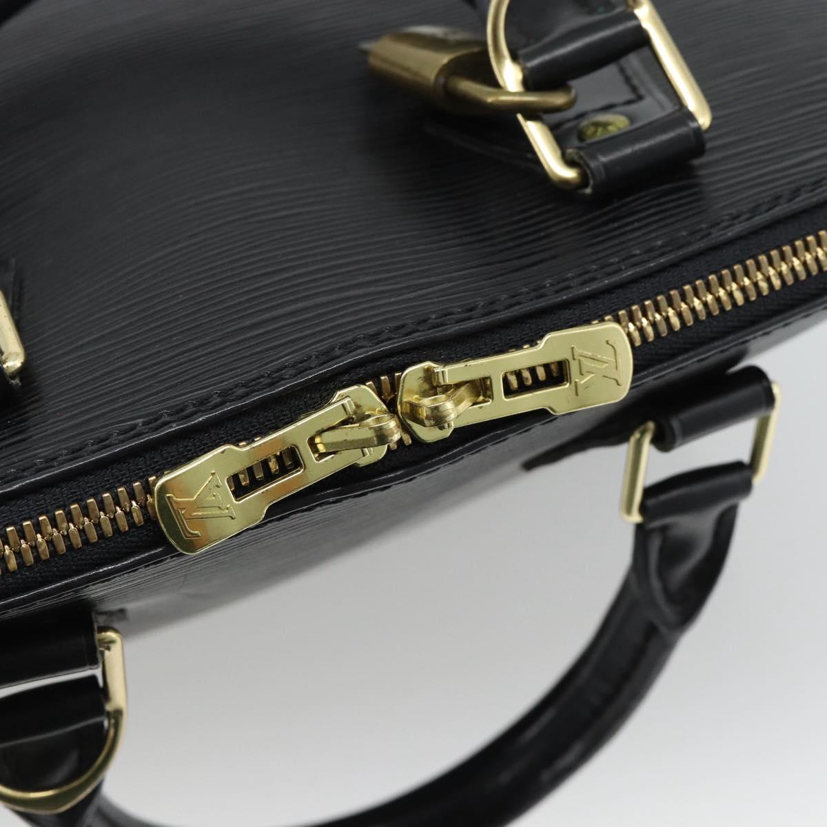 LOUIS VUITTON Epi Alma Hand Bag Noir Black M52142 LV Auth 188243SAV
