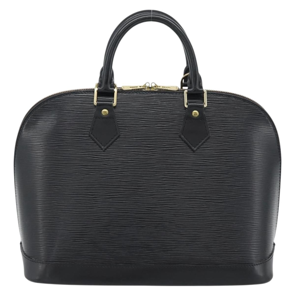 LOUIS VUITTON Epi Alma Hand Bag Noir Black M52142 LV Auth 188243SAV