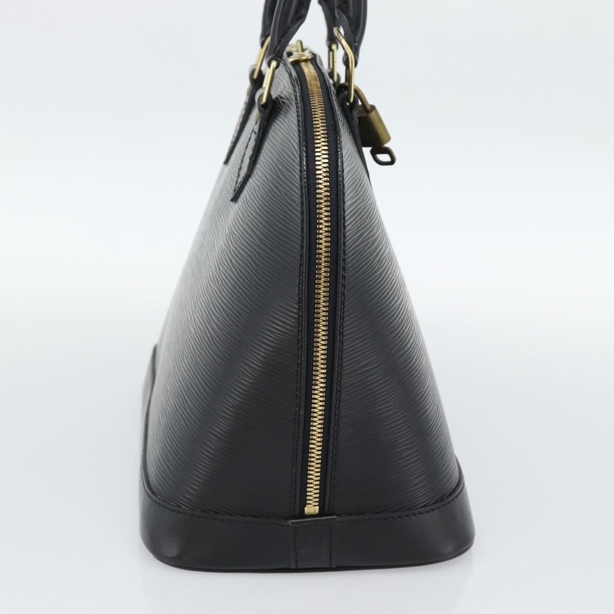 LOUIS VUITTON Epi Alma Hand Bag Noir Black M52142 LV Auth 188243SAV