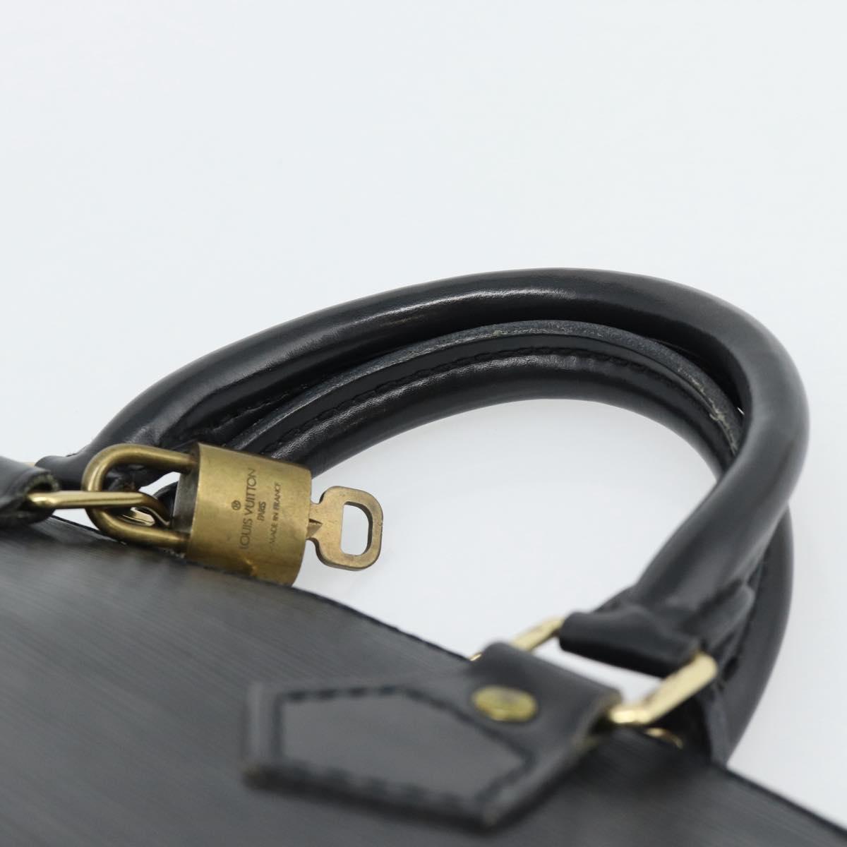 LOUIS VUITTON Epi Alma Hand Bag Noir Black M52142 LV Auth 188243SAV