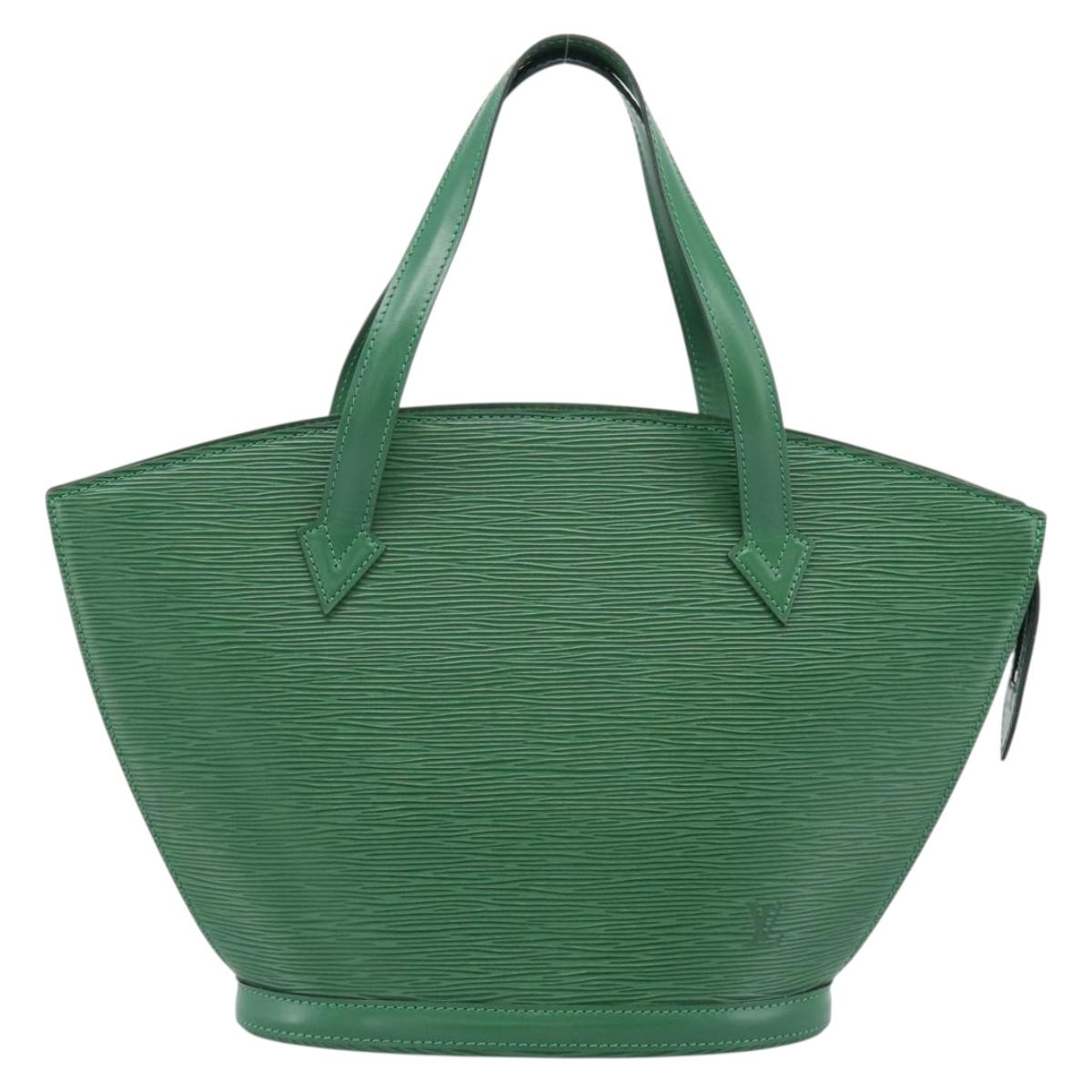 LOUIS VUITTON Epi Saint Jacques Shopping Bag Green M52274 LV Auth 188244V