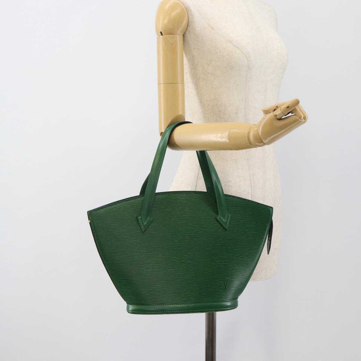 LOUIS VUITTON Epi Saint Jacques Shopping Bag Green M52274 LV Auth 188244V