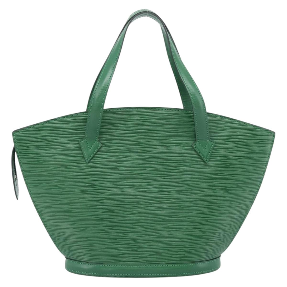 LOUIS VUITTON Epi Saint Jacques Shopping Bag Green M52274 LV Auth 188244V