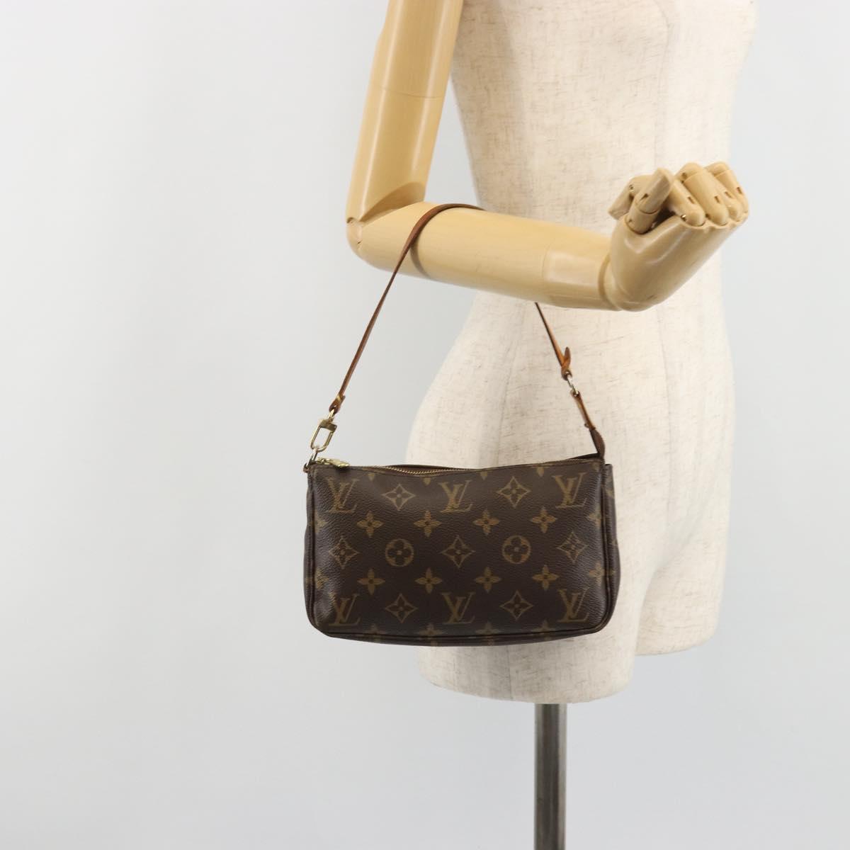 LOUIS VUITTON Monogram Pochette Accessoires Accessory Pouch M51980 Auth 188251A