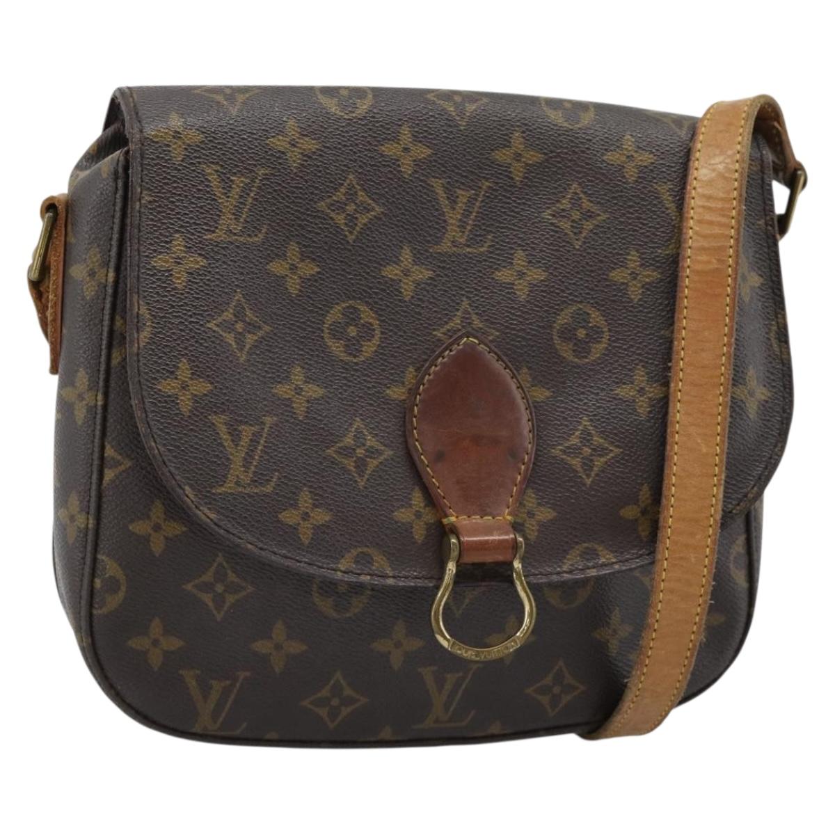 LOUIS VUITTON Monogram Saint Cloud GM Shoulder Bag M51242 LV Auth 188260